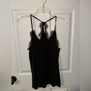 Black Laced Francesca’s Tank Top